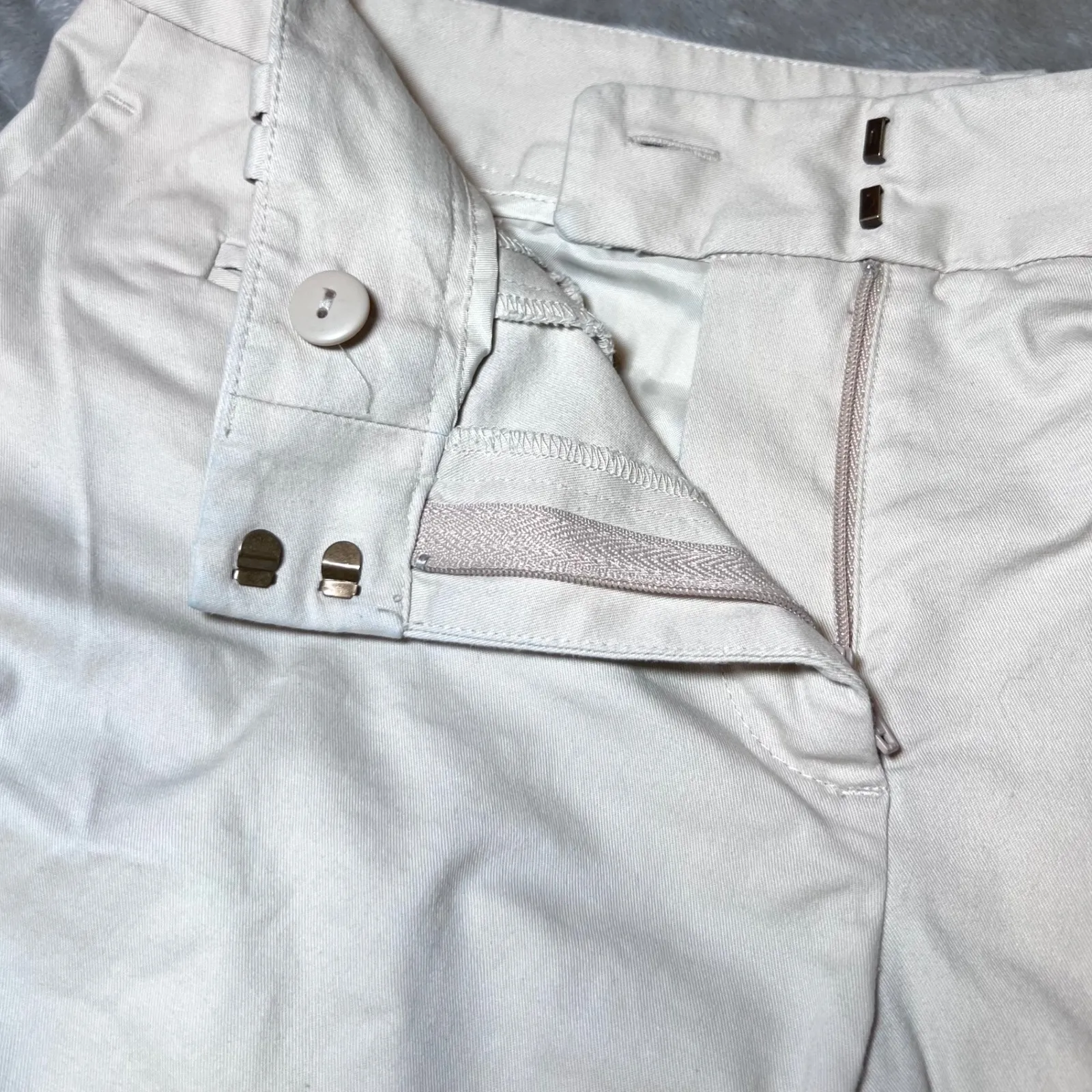 LOFT‎ Julie Fit Bermuda Shorts Womens 2 Khaki Casual Classic Preppy Summer - Image 7