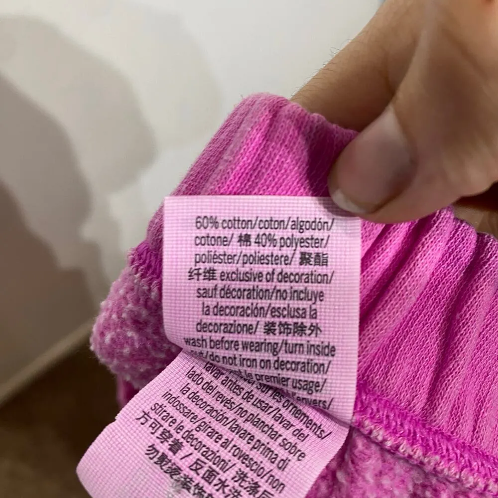 Victoria's Secret Pink Hot Pink Logo Joggers Sz L Size L - Image 6