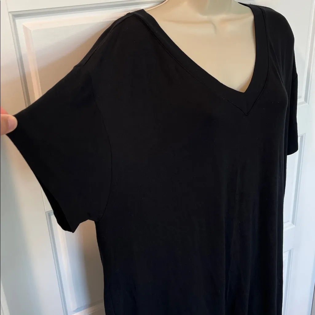 SOMA pajama top Size Large Black - Image 2
