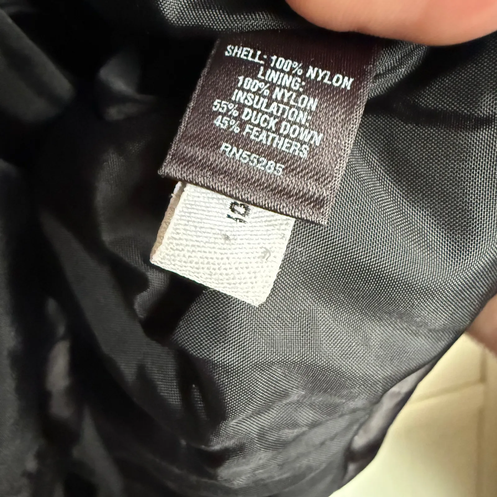 Express Womens Quilted Black Puffer Vest Size Large Duck Down Fill‎ - Image 5