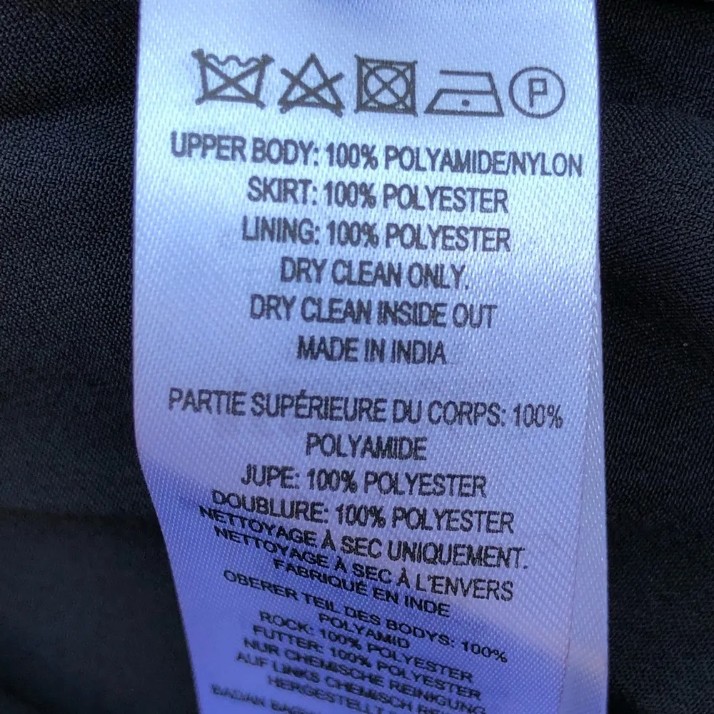 NWT French Connection Abriana Embroidered V Neck Black Dress 6 - Image 13