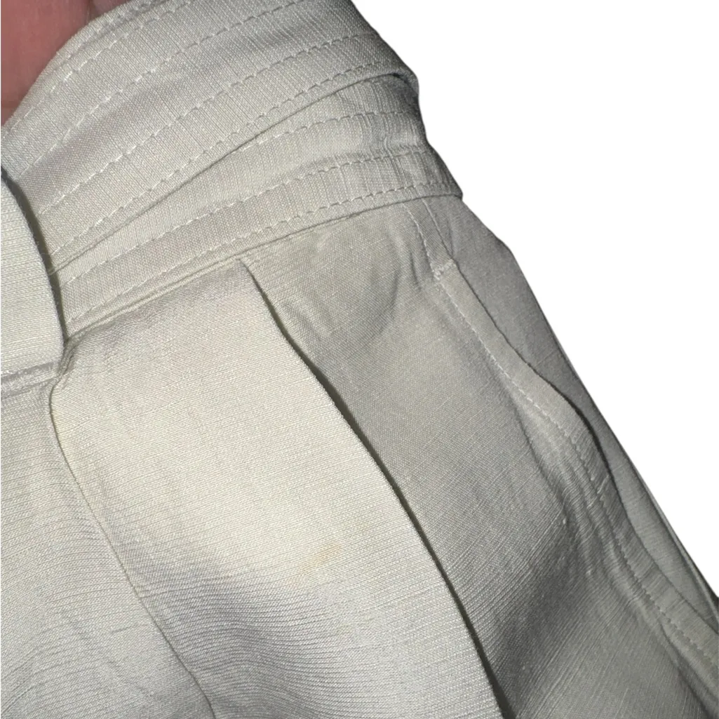 Aritzia Wilfred Kafka Linen High Rise Tie Waist Cargo Coastal Pants Size 8 - Image 9