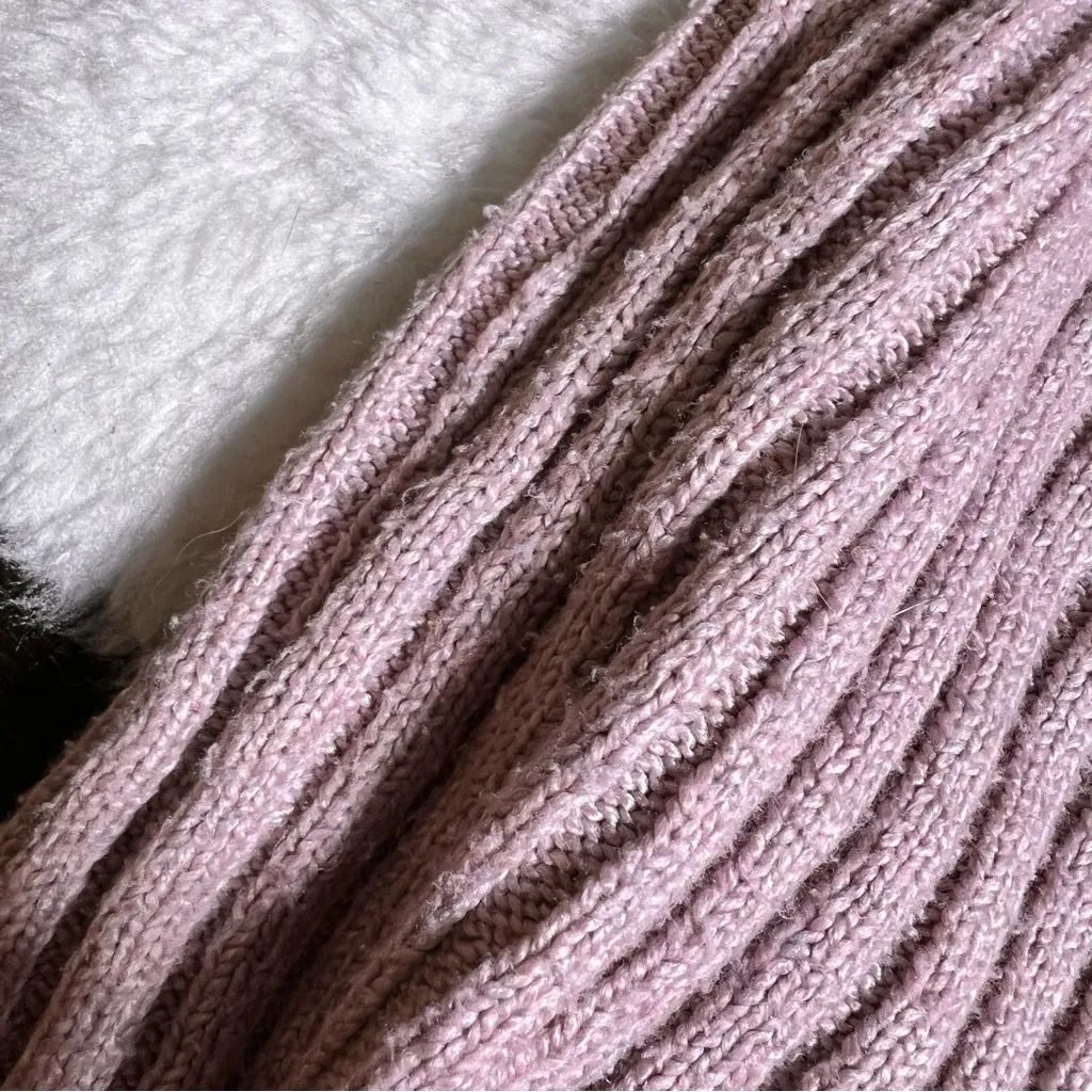 Shein Mauve Turtleneck Sweater Dress - Image 5