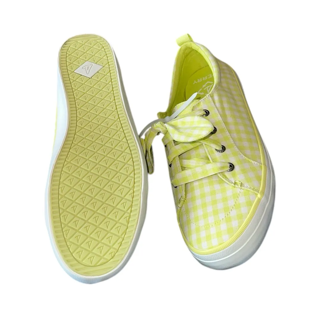 NEW Sperry Sneakers Women | Crest Vibe Gingham Sneaker Lime Sperry - Image 8