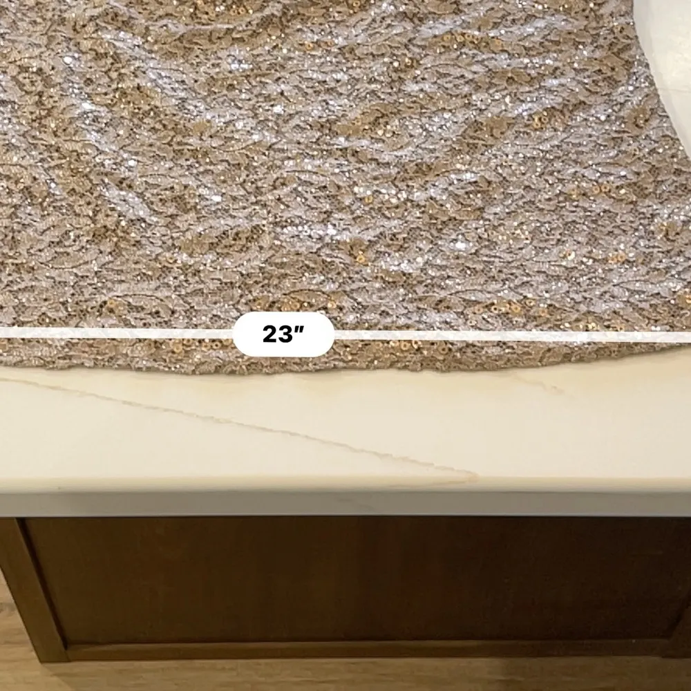 Elegant Gold Lace Women's Top - Image 6