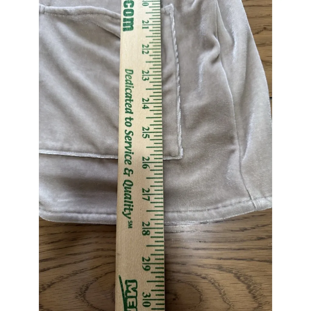 Soft‎ Surroundings Open Cardigan Women Size PM Petite Brown Velvet Shawl Collar - Image 6