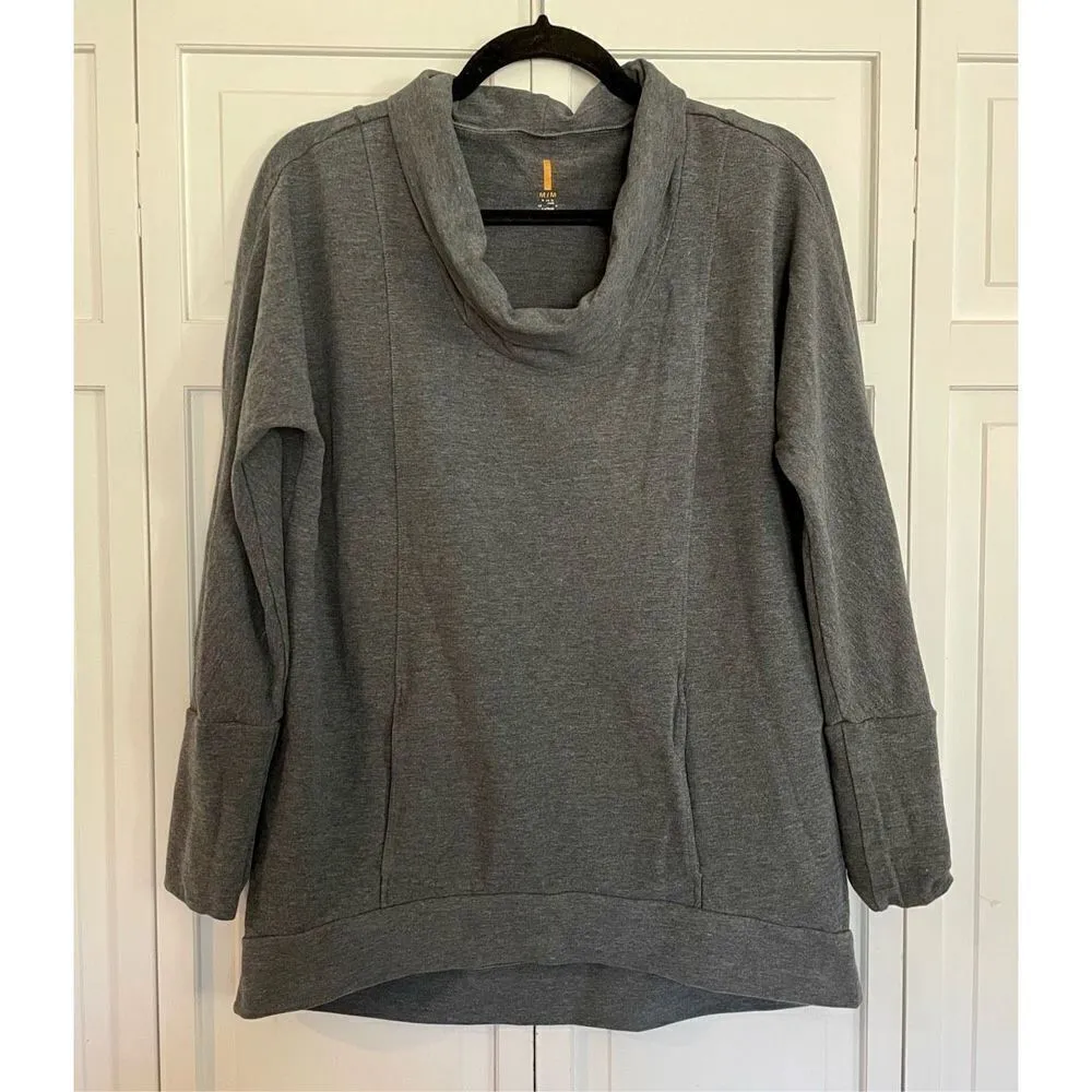 Lucy grey Cowlneck athletic pullover size m Gray Size M - Image 2