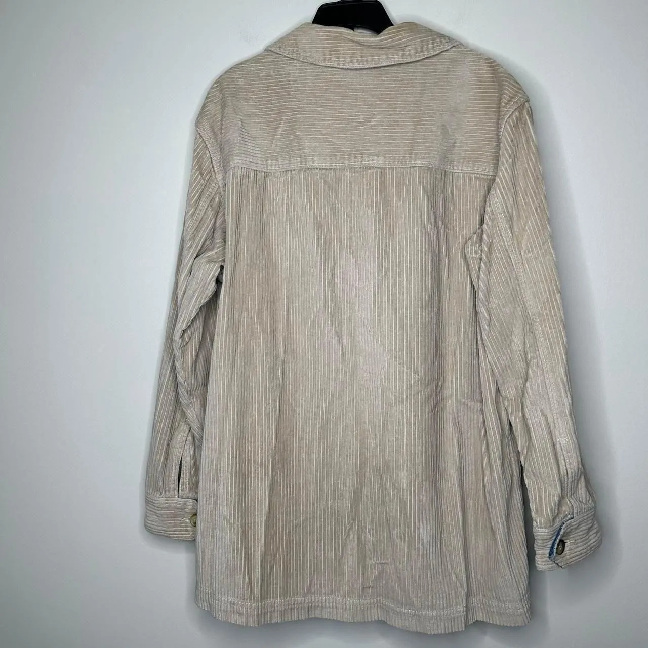 American-vintage Women's Cream and Tan Jacket - Image 7