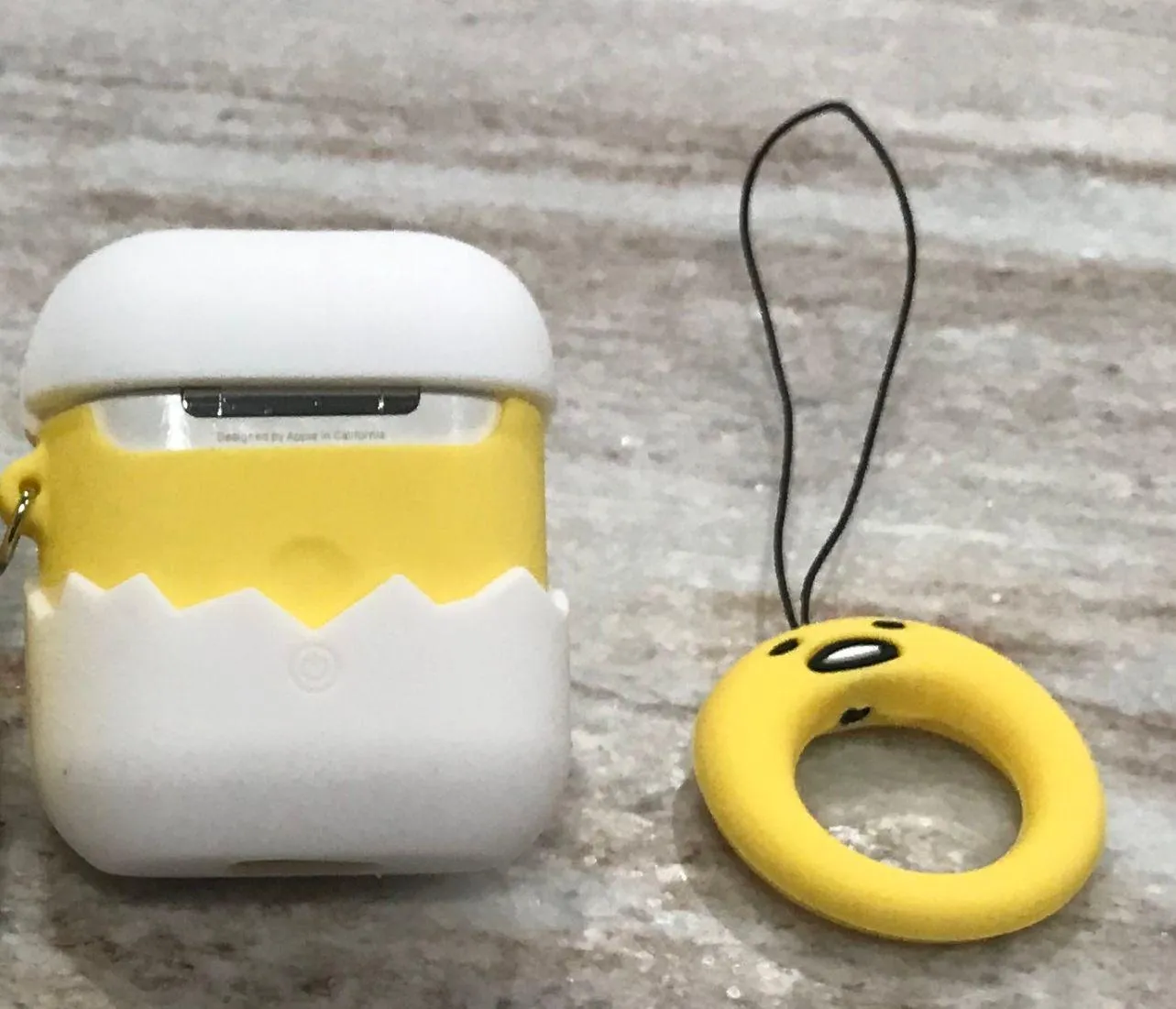 Gudetama w/ Shell iPhone Airpod Case NEW Yellow - Image 3