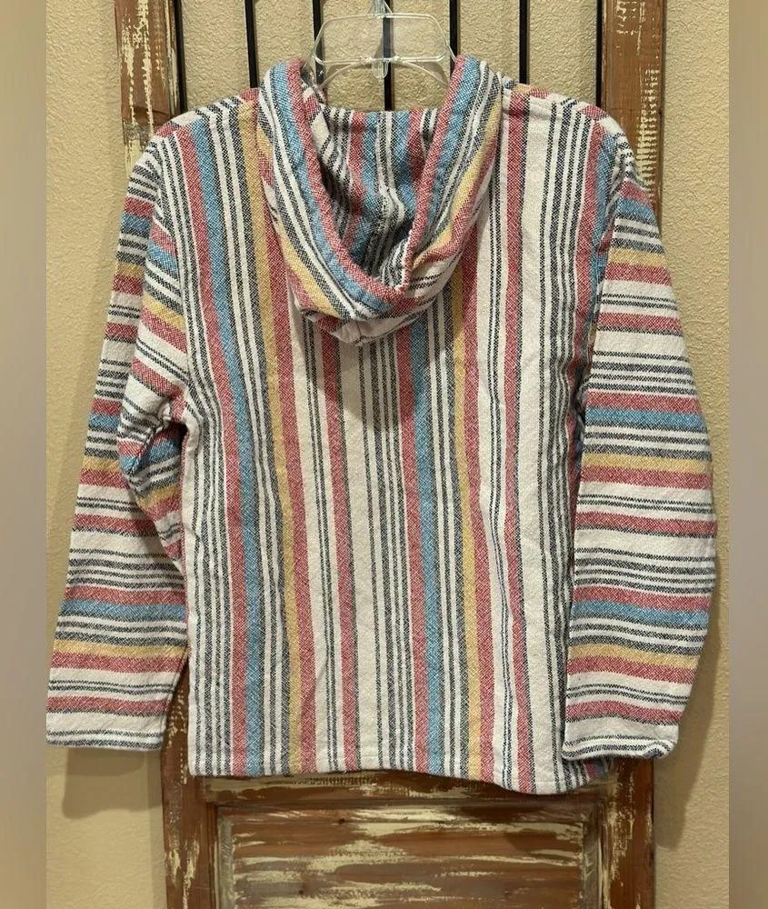 Beach life by Ladrah serape pullover hoodie - Image 2