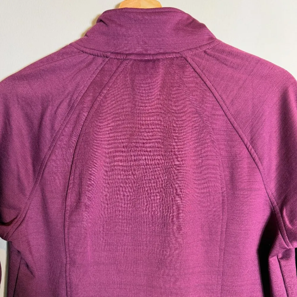 NWT Spyder Active Full Zip Fleece Jacket Womens Medium Purple Soft Shell Outdoor - Image 11