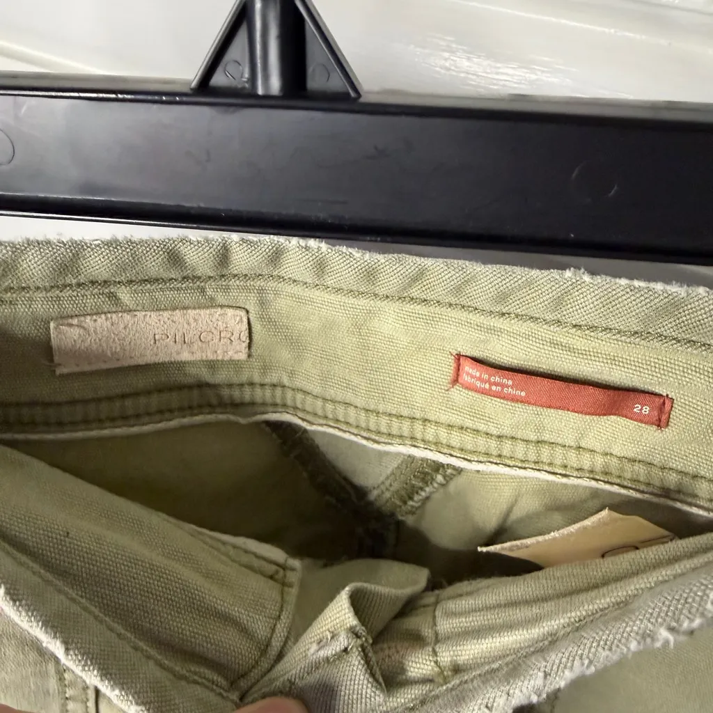 Pilcro Women's Olive Cargo Shorts - Image 3