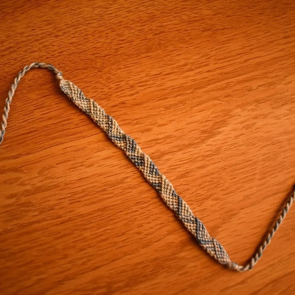 10/$25 Intricate Sky Blue Woven Bracelet - Image 3