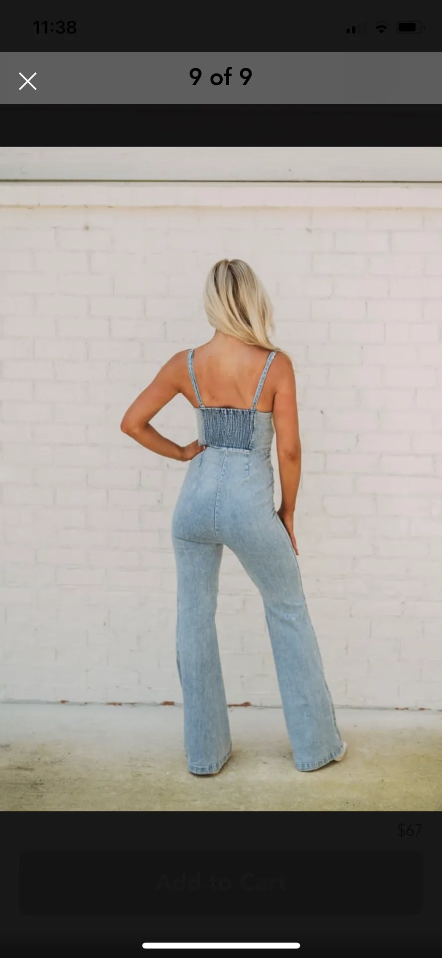 These Three Boutique Denim Jumpsuit - Image 2