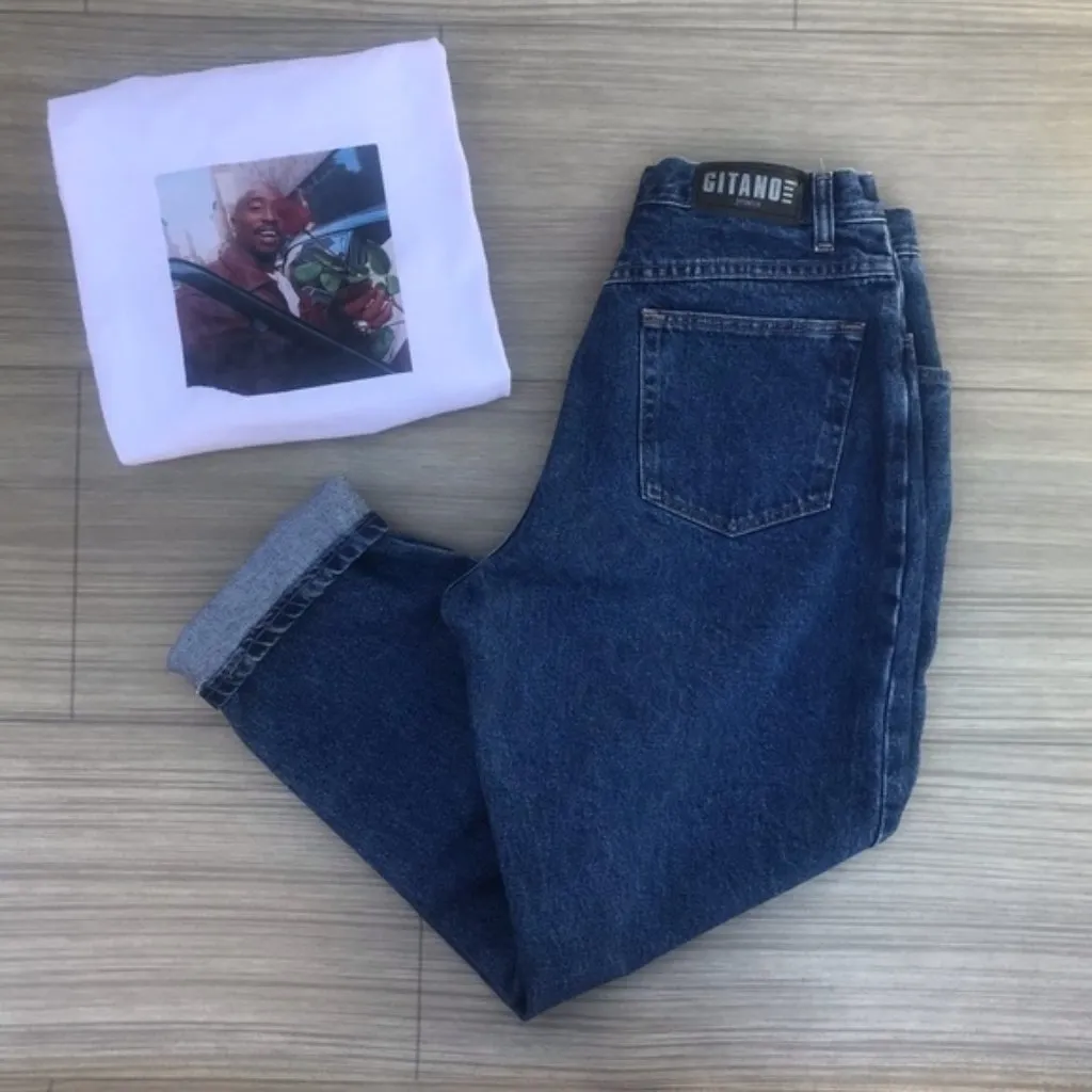 tupac graphic tee (women’s) Size L - Image 2