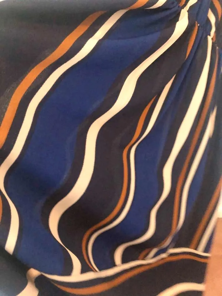 Blue Striped Dress  - Image 3