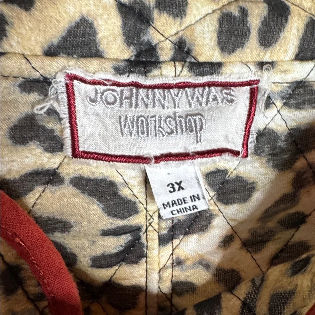 Johnny Was LILIANA QUILTED PATCH POCKET JACKET Size 3X - Image 9