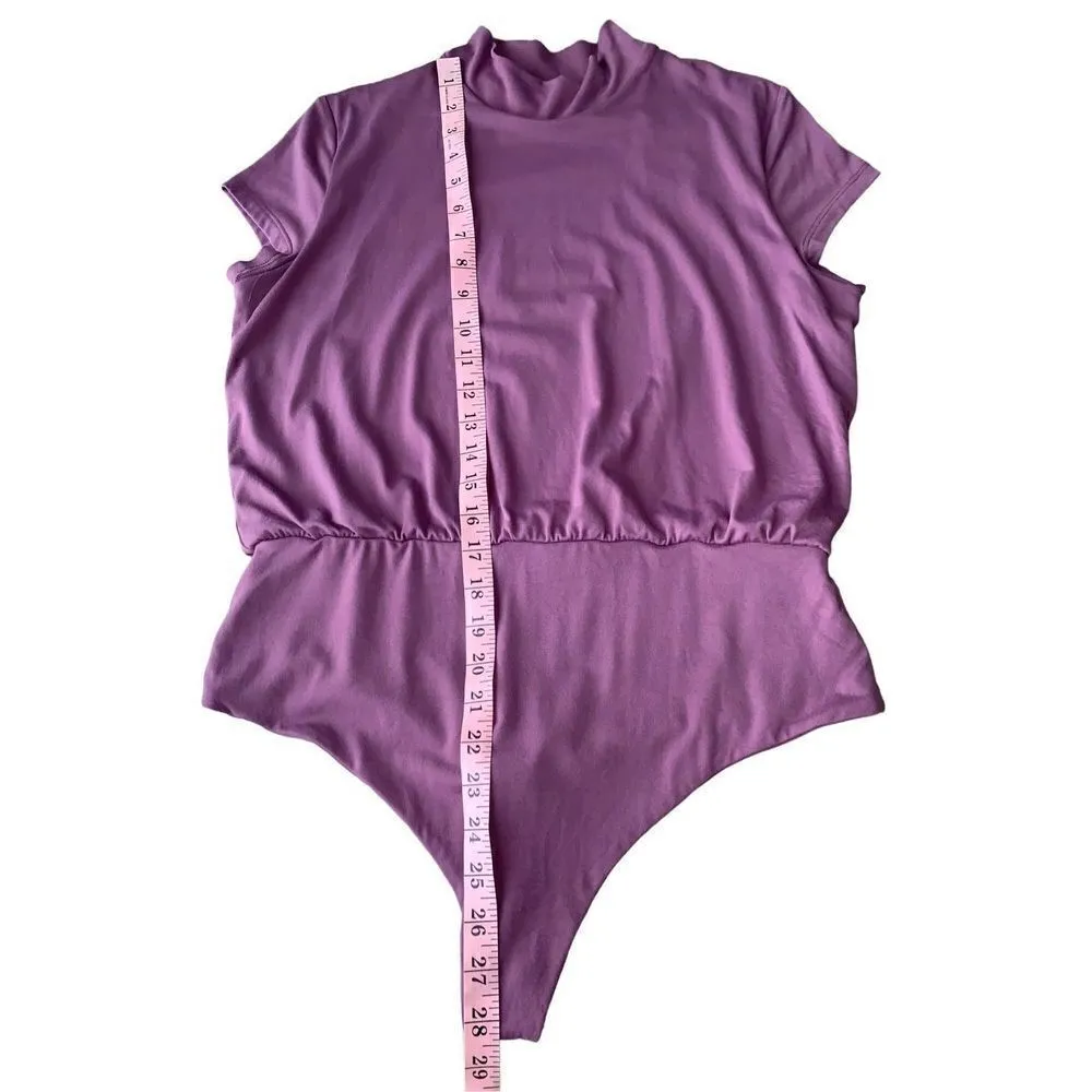 Susana Monaco Mock Neck Thong Bodysuit - Image 10