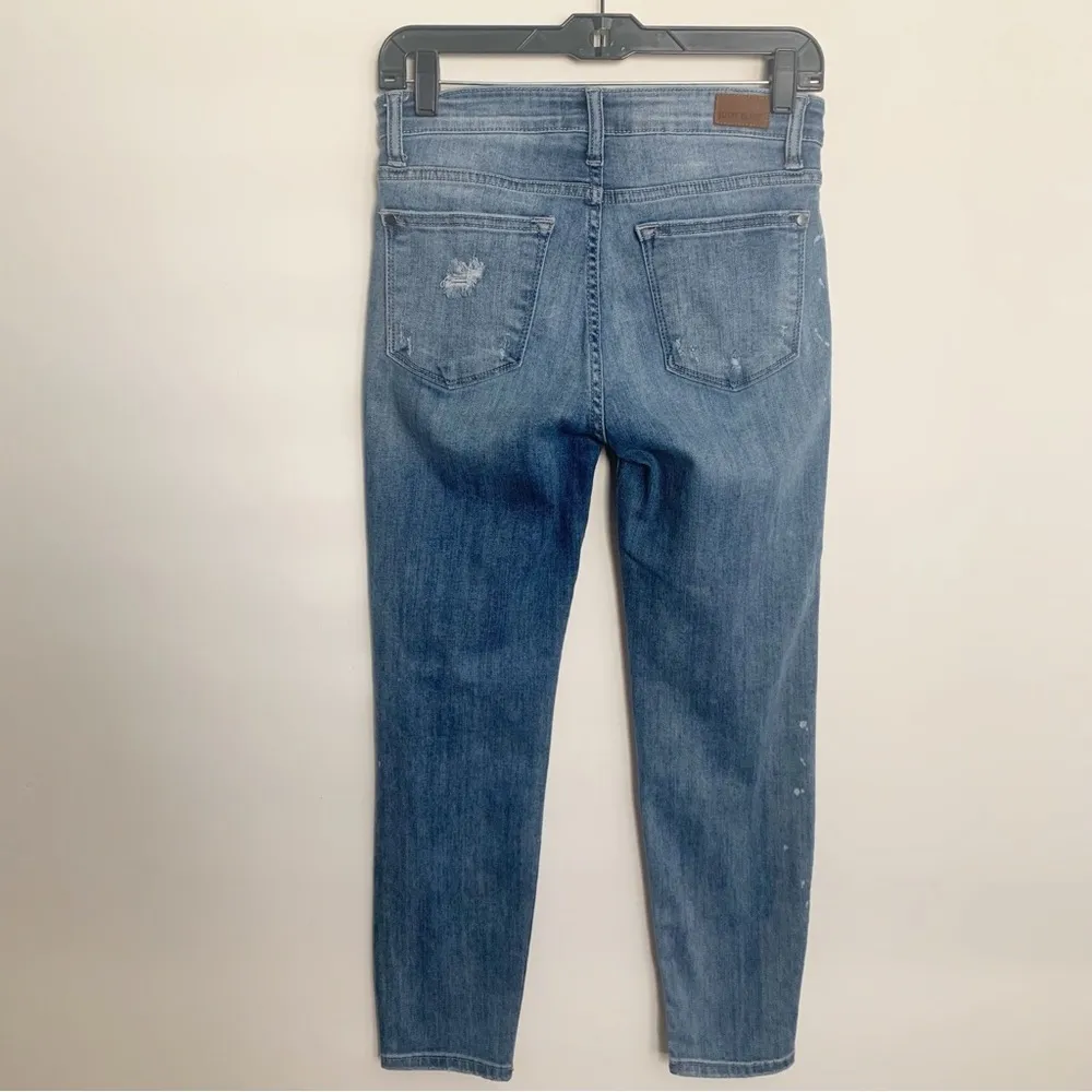 Relaxed Fit Distressed Paint Splash Mid Rise Jeans Size 7/28 - Image 10