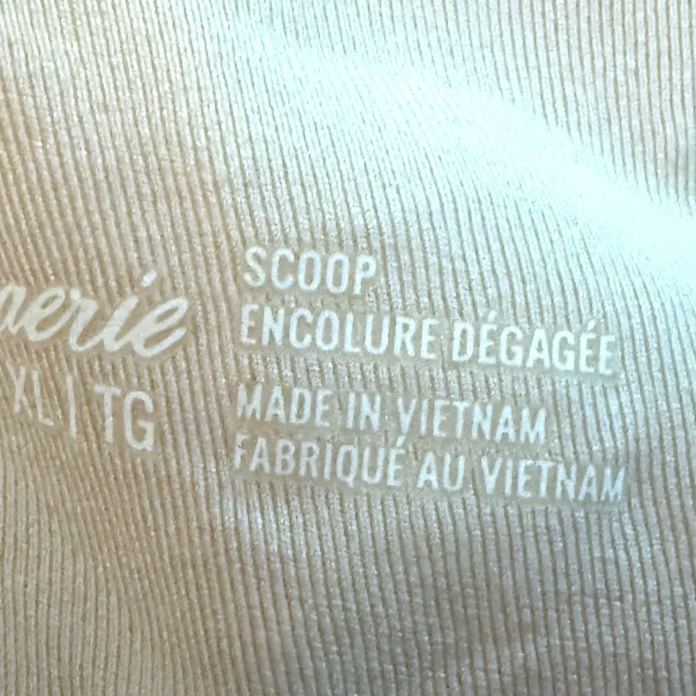 New Aerie Women's Sz L/XL Scoop Bikini Top Floral Tropical Ruffle Strap Swim - Image 9