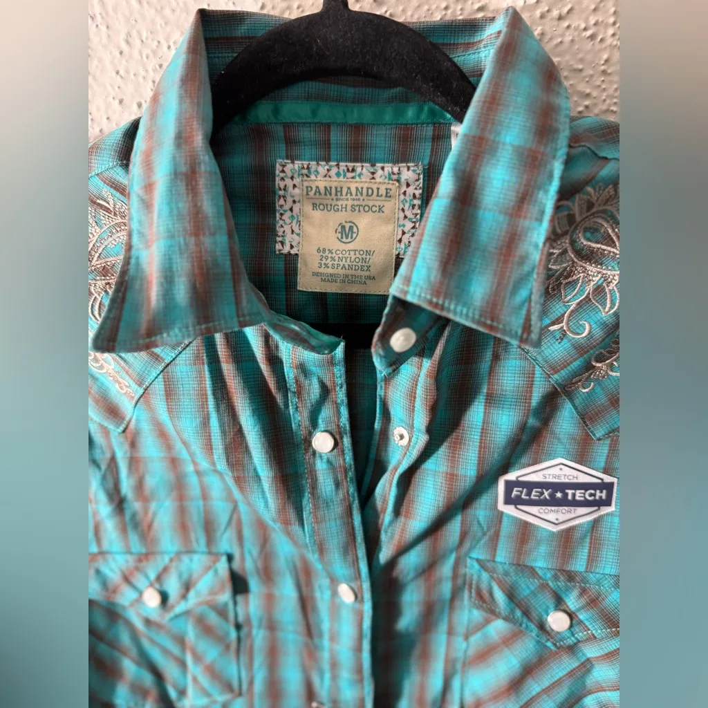 Panhandle Slim Blue Casual Skirt Size M Size M - Image 2