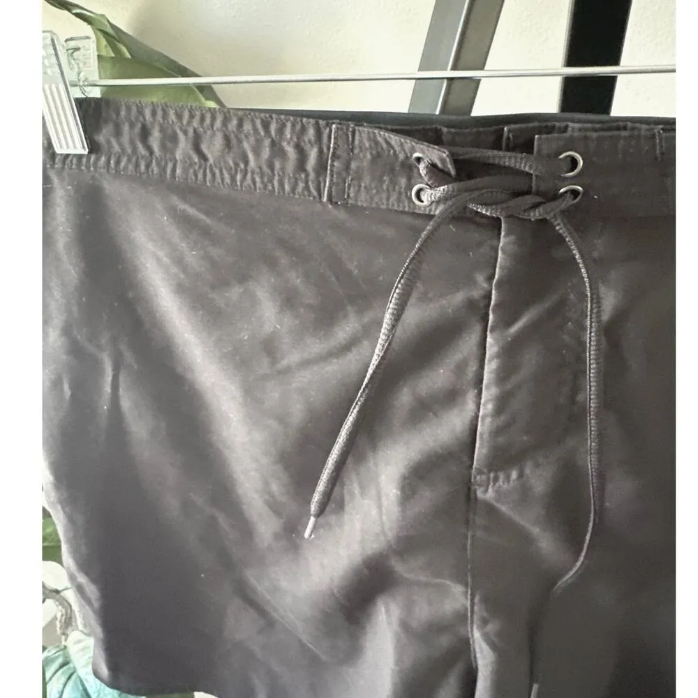 Plus Size Black Swim Shorts - Tropical Escape 18W Swimsuit Bottoms Travel Pool - Image 2