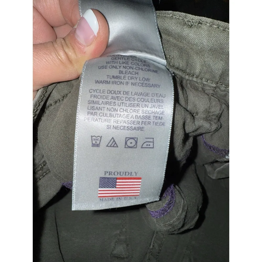 Not Your Daughters Jeans Green Ankle Pants Lift & Tuck Tech Women's Size 10 NYDJ - Image 6