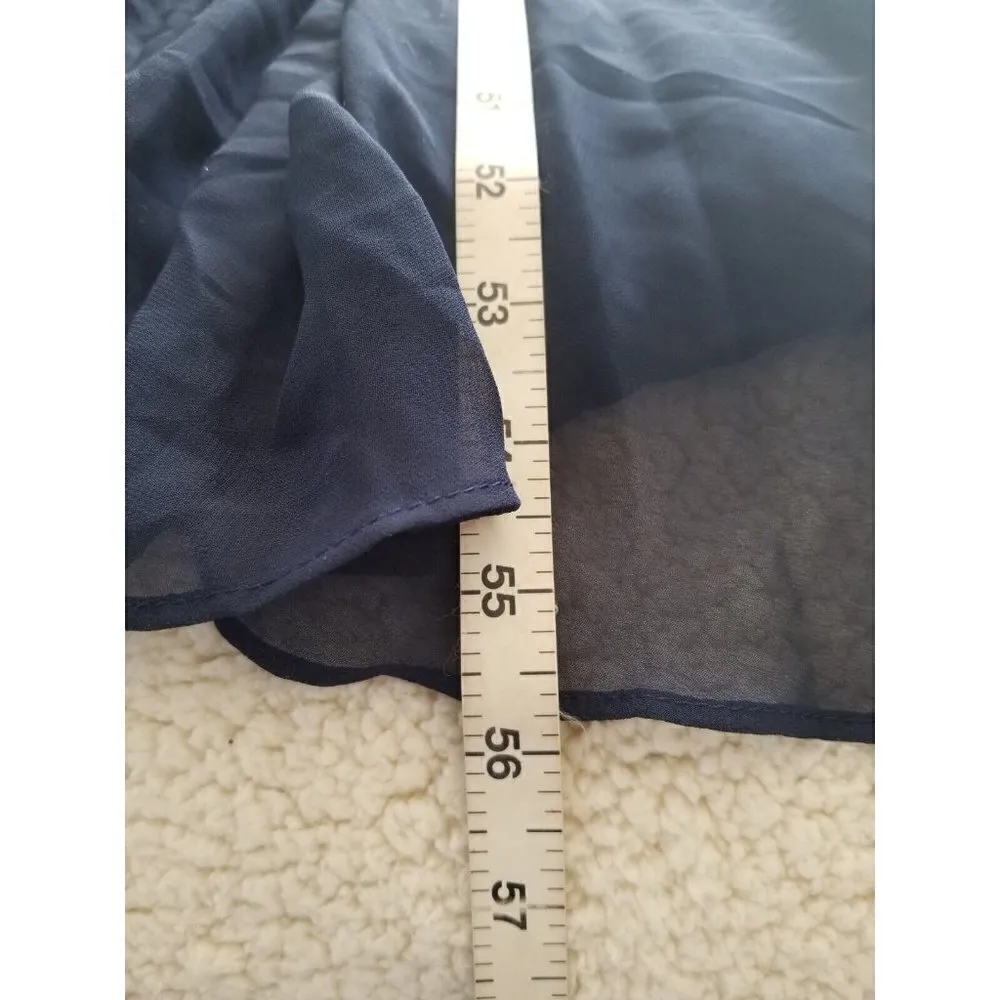 Birdy Grey Navy Blue GRACE Multi-Style Chiffon Gown Wedding Prom Formal Size M - Image 14