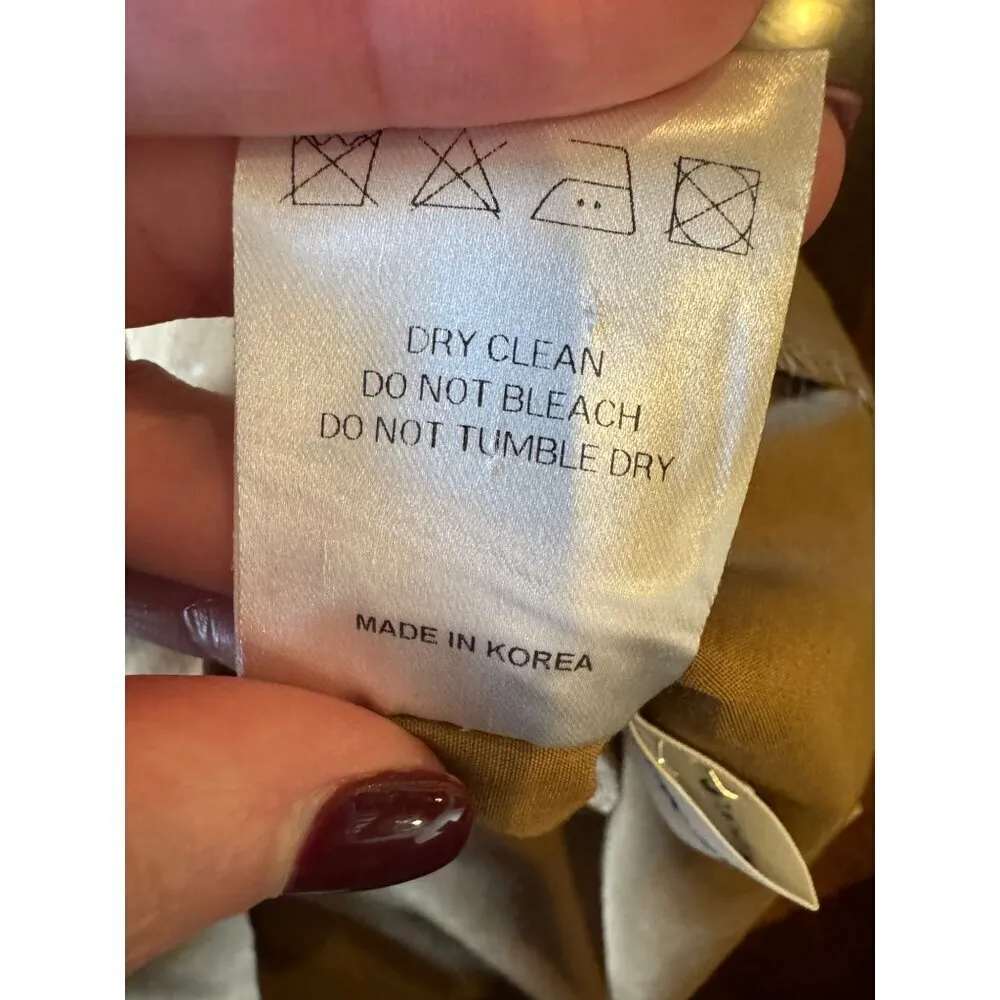 The Frankie Shop Shorts Women XS Tan Camel Elastic Waist Pleated High Rise‎ - Image 11