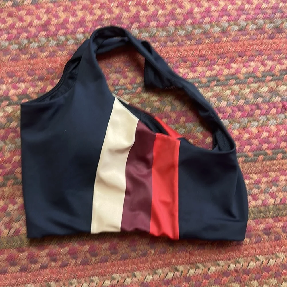 NWOT SENITA DESERT STRIPE SPORTS BRA - Image 4