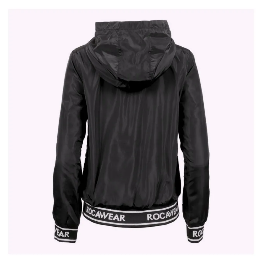 NWT Rocawear Logo Hooded Jacket Black Size Medium - Image 2