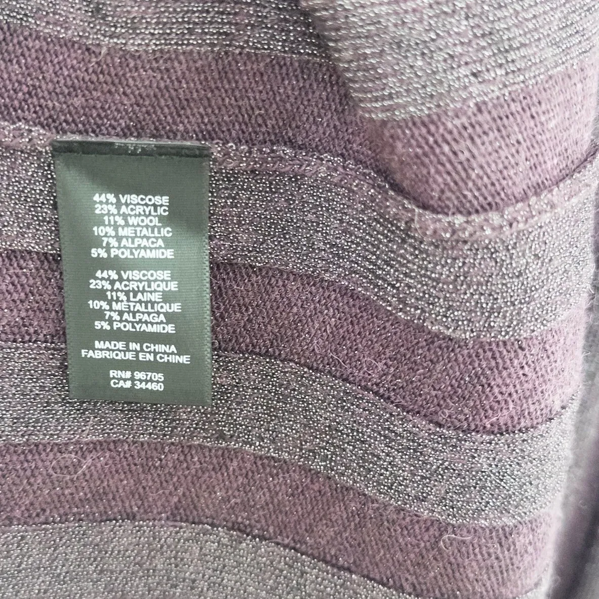 Rebecca Taylor Womens Skirt Size XS Purple Ribbed Pleated Midi Minimalist Preppy - Image 8