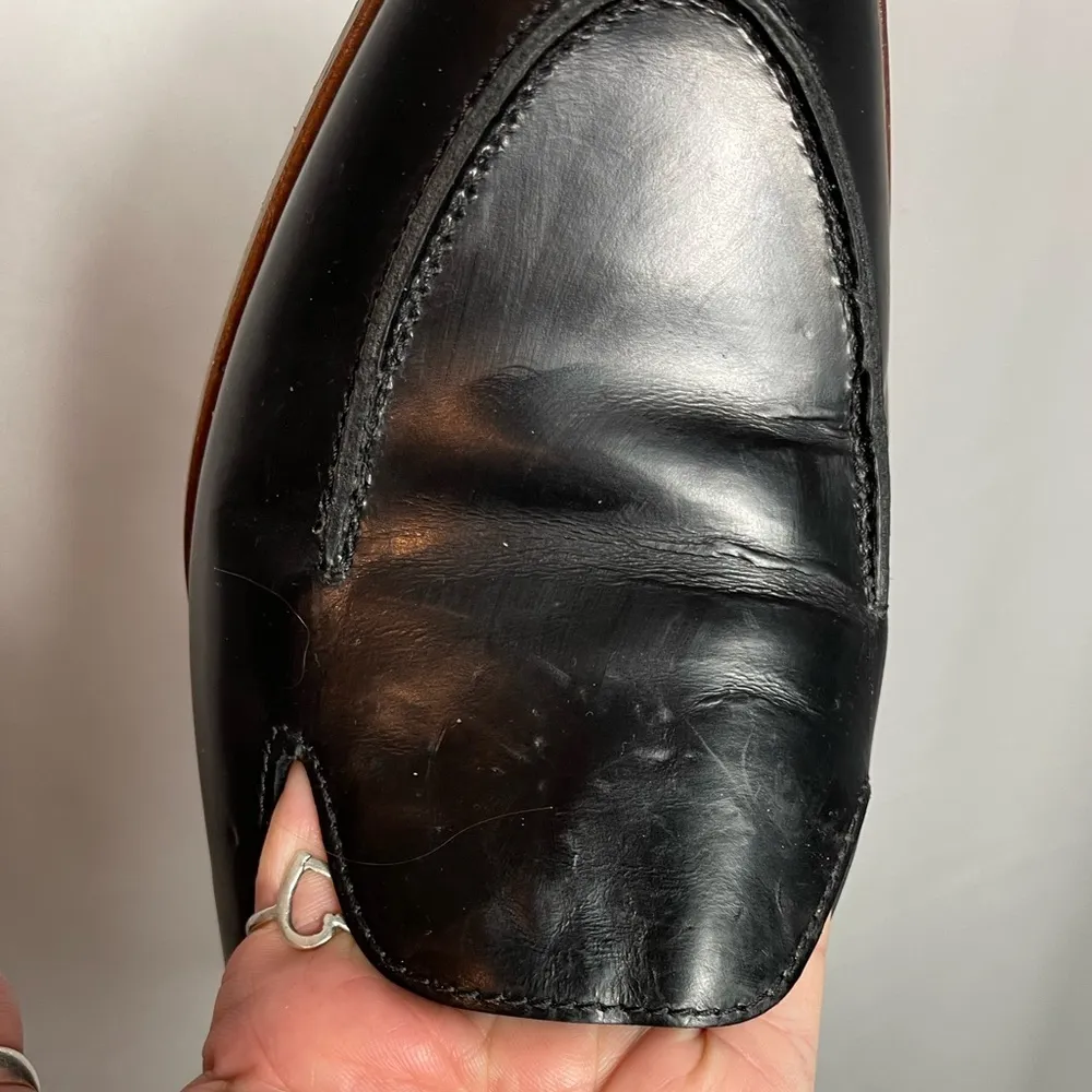 Everlane Black Leather The Modern Loafer Mules Size 7.5 - Image 7