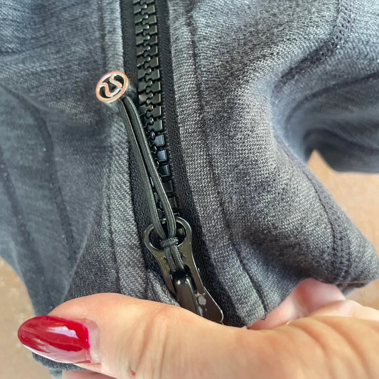 RARE  Define Jacket Sz 6 Denim In Black Slub Denim / Heathered Black - Image 5