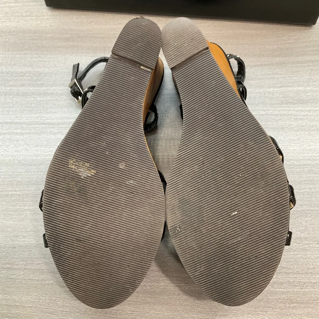 WHITE HOUSE BLACK MARKET STRAPPY WEDGE SANDALS - Image 5