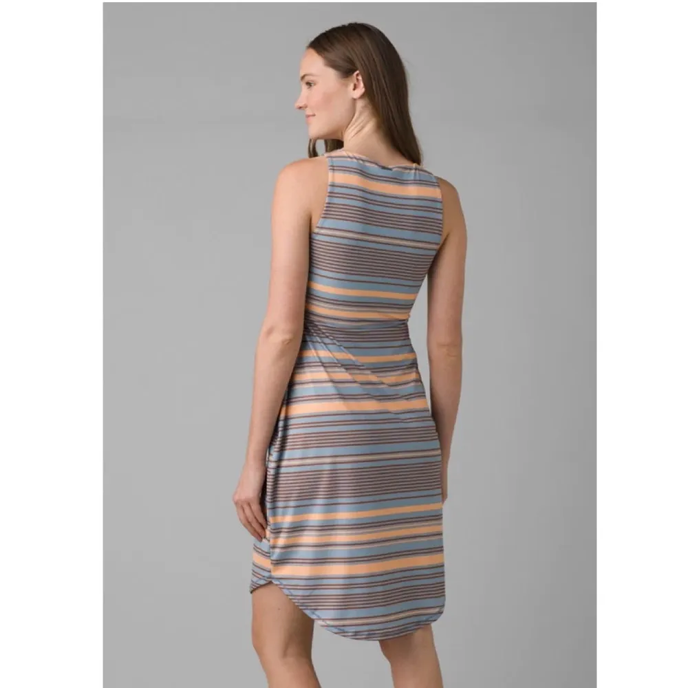NWT Prana Women Emerald Lake Dress  Rey Clay Stripe XS - Image 3