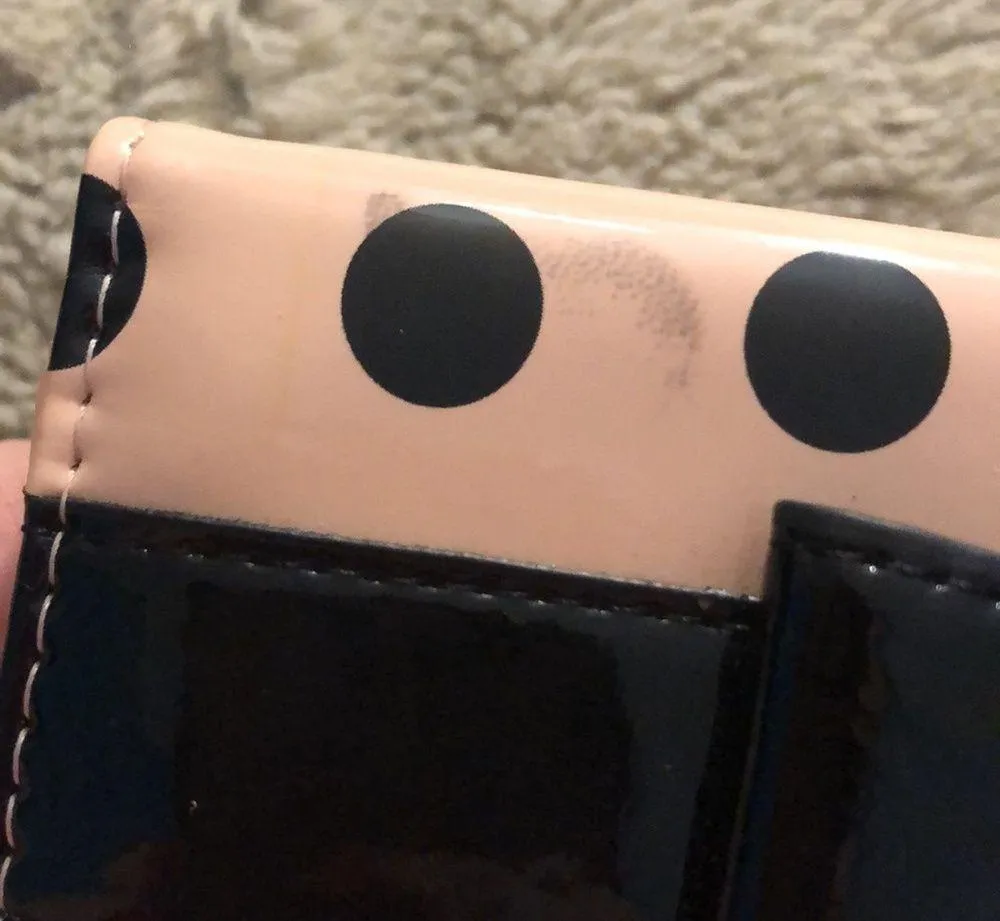 NWT Apt 9 Pink and Black Polka Dot Wallet - Image 8