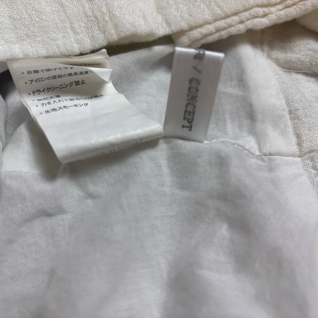 S Deer Concept Skirt Mini Womens Medium Wool Blend Lined Abstract Cottage Core Green - Image 4