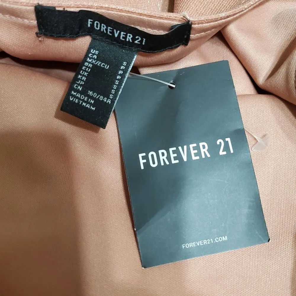 NWT Forever 21 Rose Pink Sparkly Knit Dress (S) - Image 5