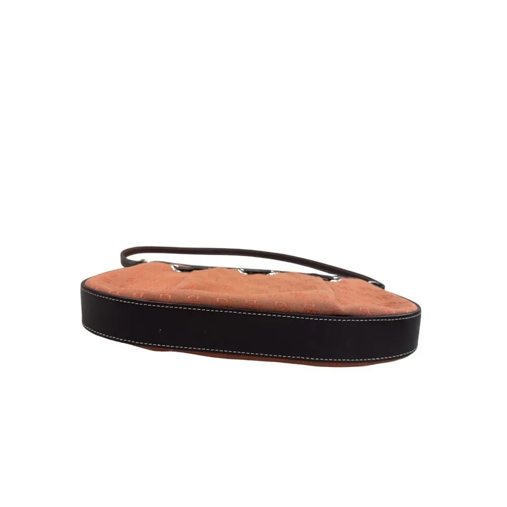 Dooney & Bourke Womens Orange brown satchel handbag small SKU8150 - Image 3