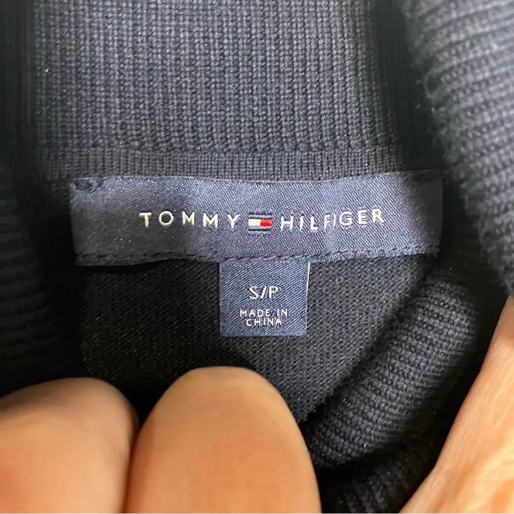 Tommy Hilfiger dark navy blue turtleneck sweater women’s size small professional - Image 3