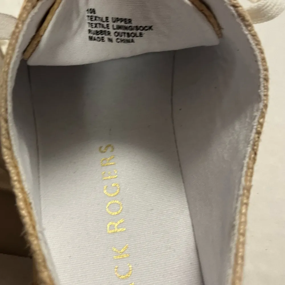 Jack Rogers Sneakers Lia Rope Sneaker in Tan Rattan Sz 10 NEW W/O BOX (No Box!) - Image 12