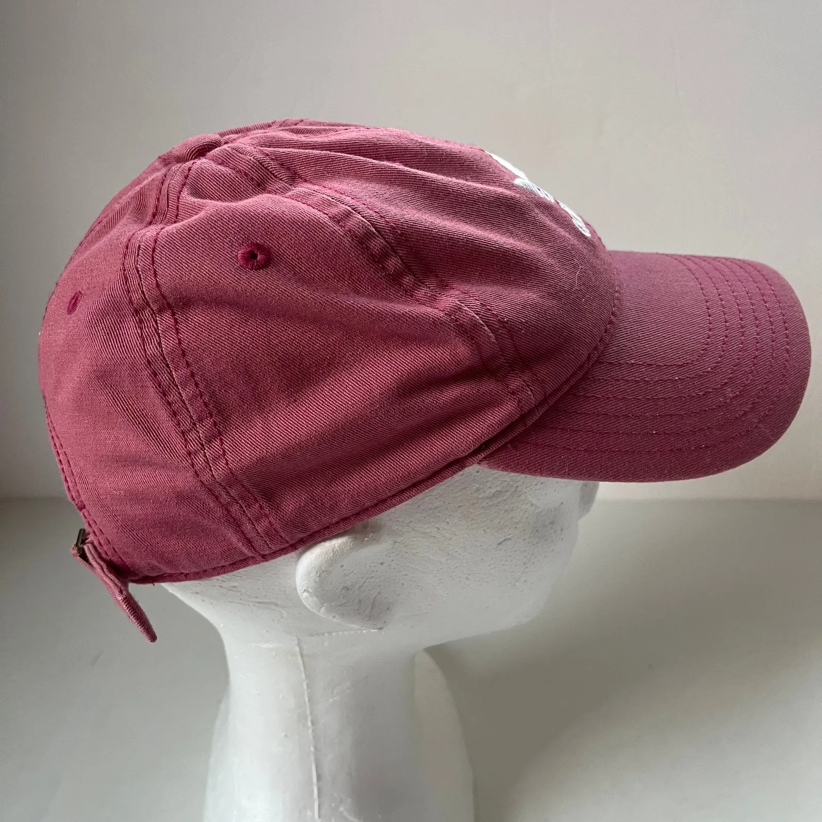 Adidas Trefoil Logo Dad Hat OS  Y2K Festival Sporty Pink Embroider Baseball Cap - Image 4