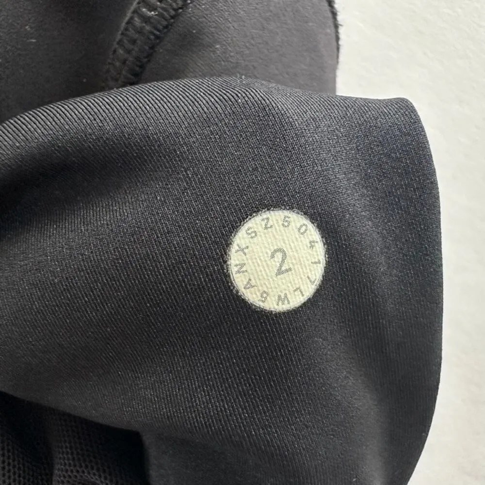 Lululemon In Movement 7/8 Tight *Everlux 25" Black Size 2 Gym Run #W5ANXS - Image 4