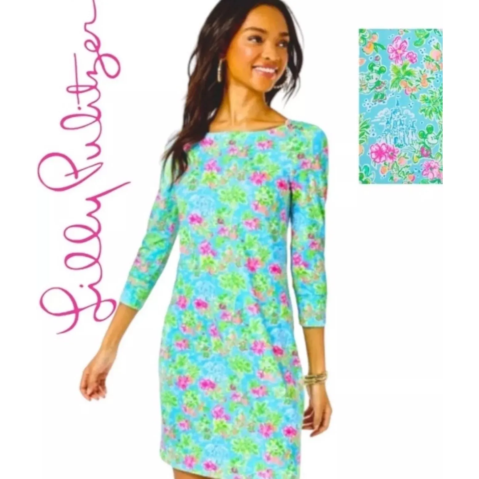 Lilly Pulitzer‎ x Disney Parks Sophie Shift Dress in Lilly Loves Disney Size XS - Image 2