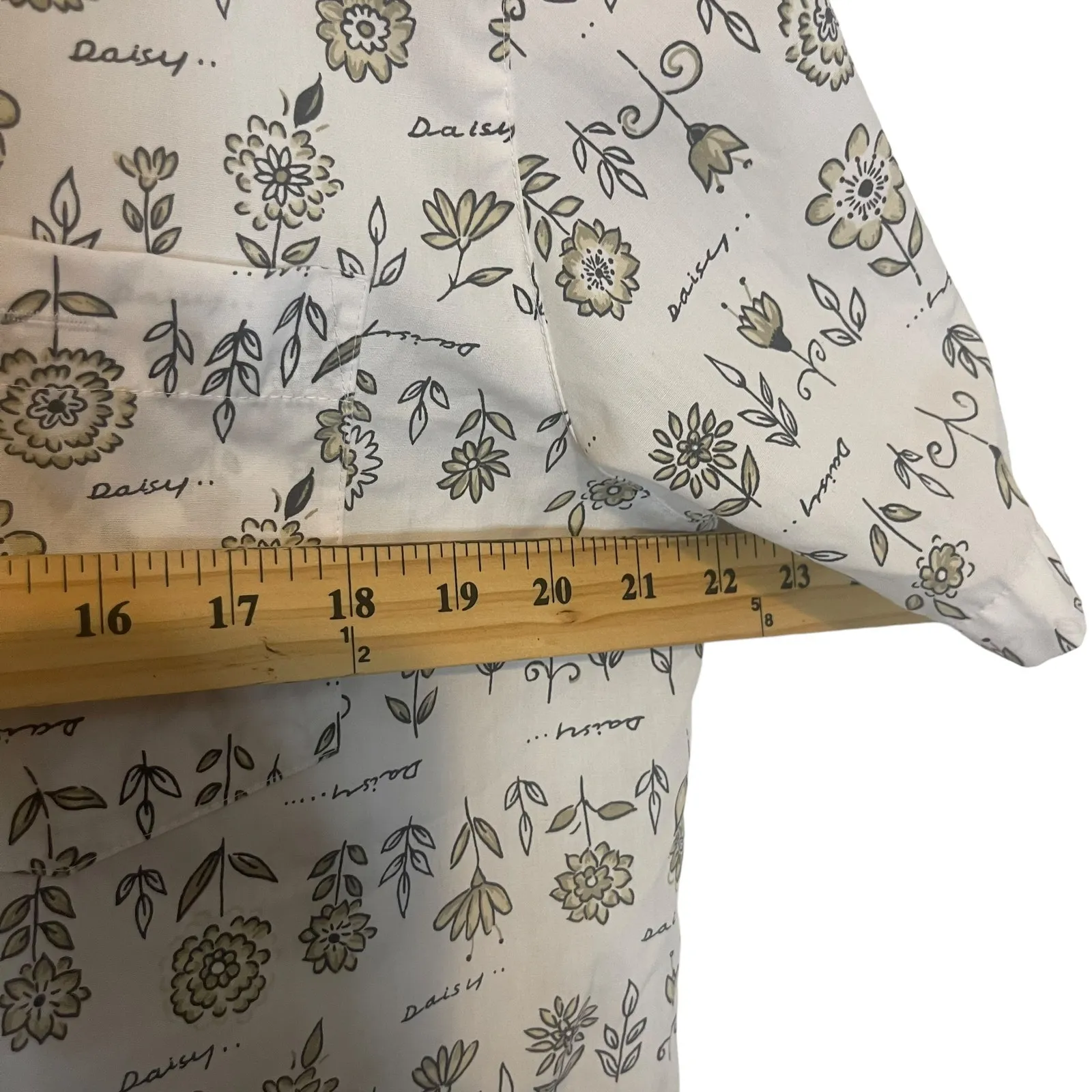 Cabin Creek Vintage‎ 90s Women's Size Large Novelty Floral Daisy Button Up - Image 7
