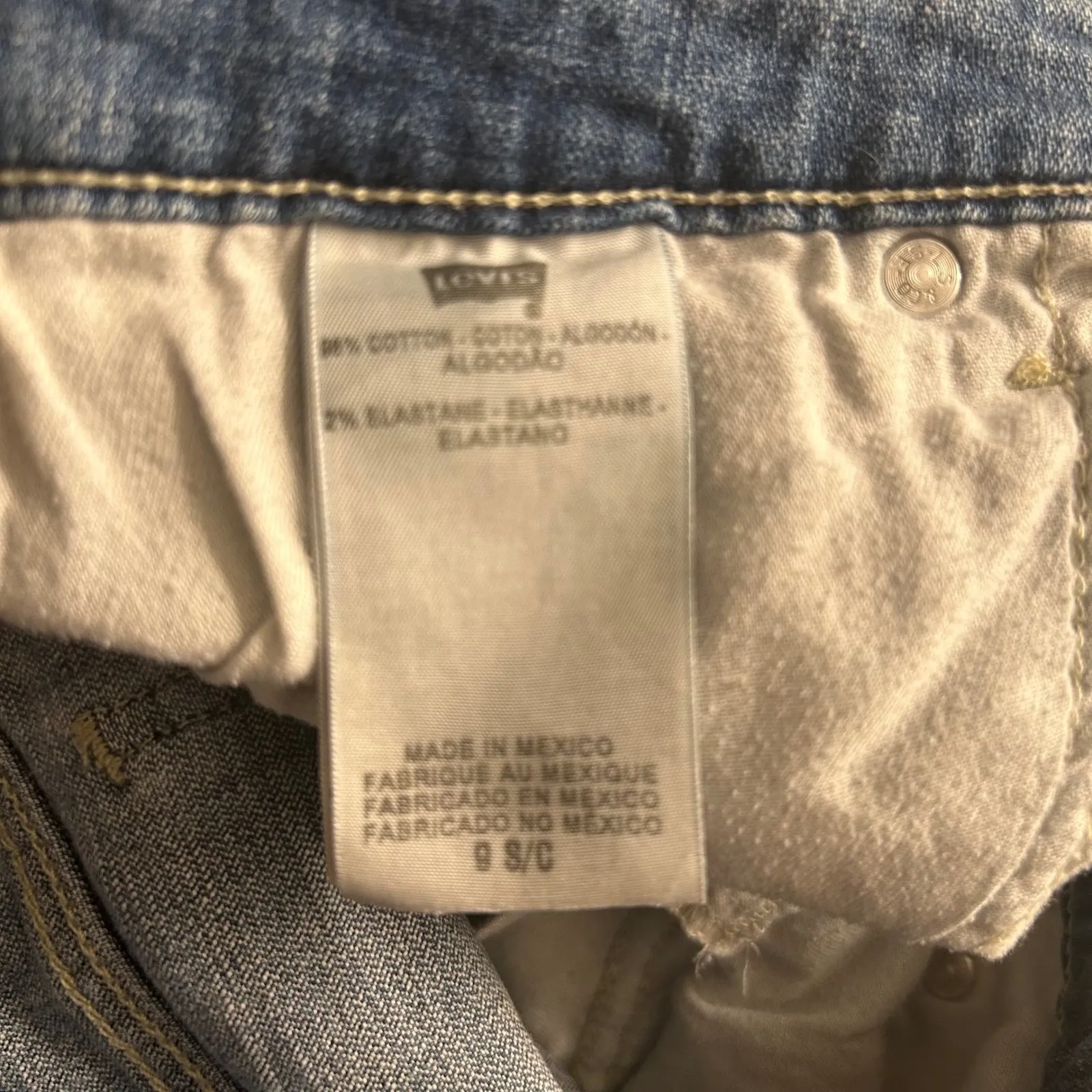 Levis Bootcut Low Rise Jeans Blue 9 - Image 9