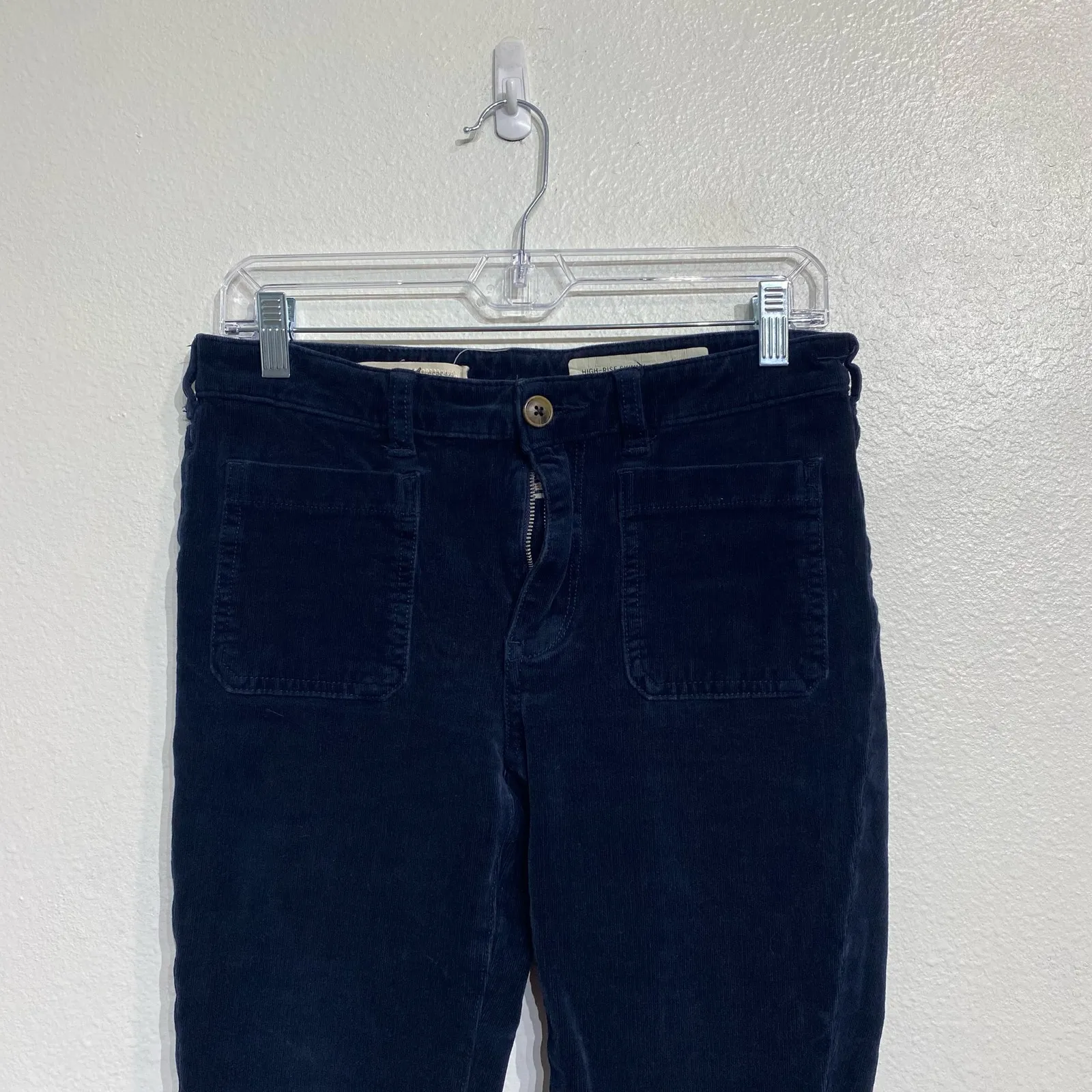 Pilcro Blue High Rise Skinny Corduroy Jeans Sz 27 - Image 3