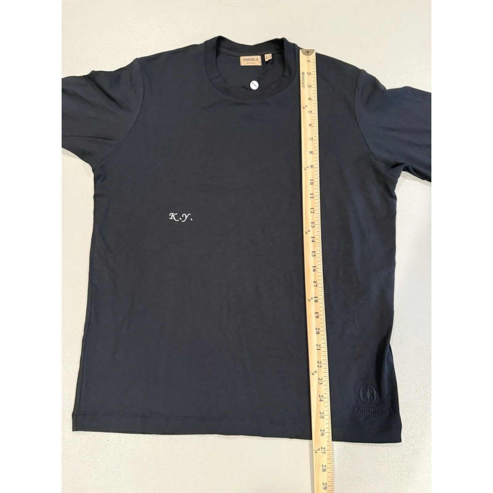 NEW Parhela Lounge PJ 4 Piece Set Womens Medium 100% Cotton KY Initials Travel - Image 9