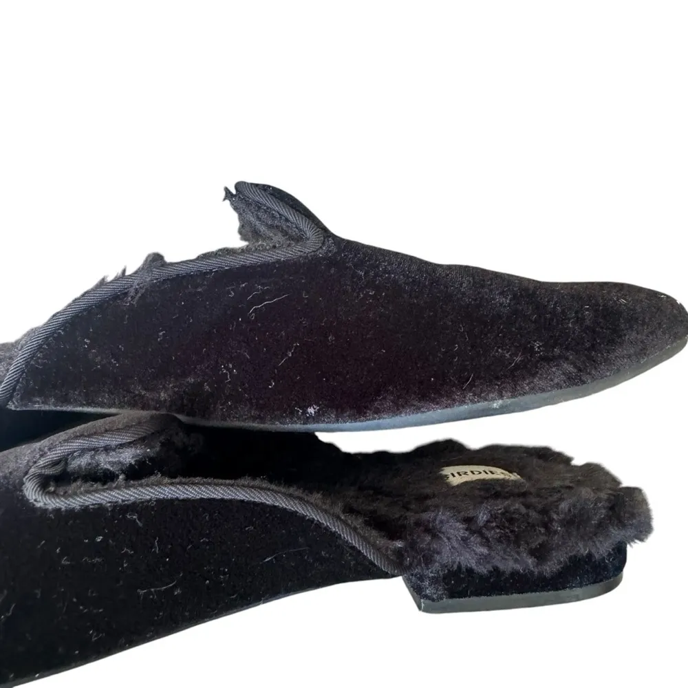 Birdies - The Phoebe Black Velvet Faux Slide Mule Sz 7 - Image 11